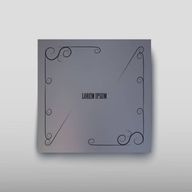 Kapak kağıt levha rengi arka plan bulanık ve soyut bir grafik desen. Vektör çizim