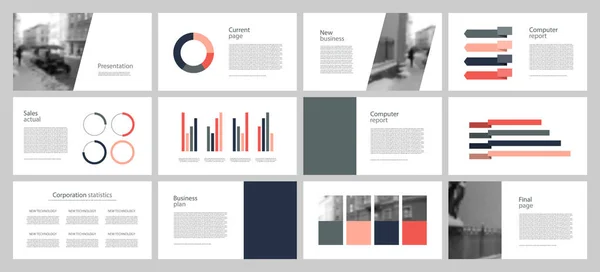 Faaliyet raporu. Gri bir arka plan üzerinde öğeleri çok renkli ve siyah. İş sunumları, pazarlama, reklam, iş kullanılan en iyi şablondan. Afiş ve el ilanı.