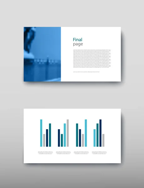 Póster infografías información negocio moderno diseño conjunto propuesta anuncio — Vector de stock