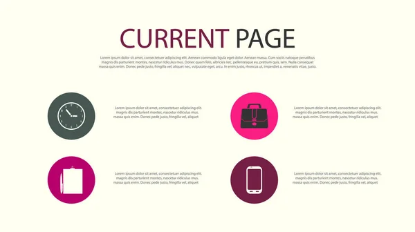 Affisch infographics information business modern design ligger förslag annons Vektorgrafik