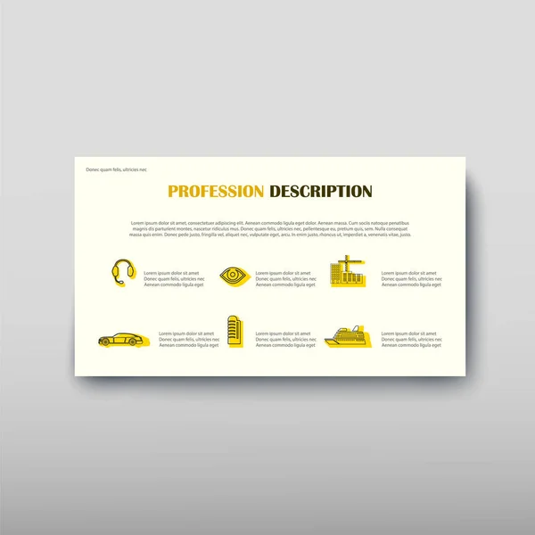 Poster informações infográficos negócio moderno design conjunto proposta anúncio Gráficos De Vetores