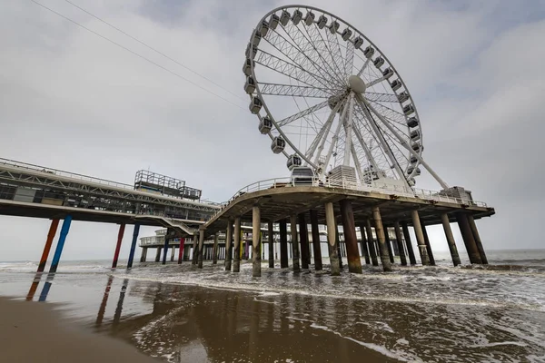 Scheveningen, Lahey, Hollanda, 04 Nisan 2018 - Kış Sch