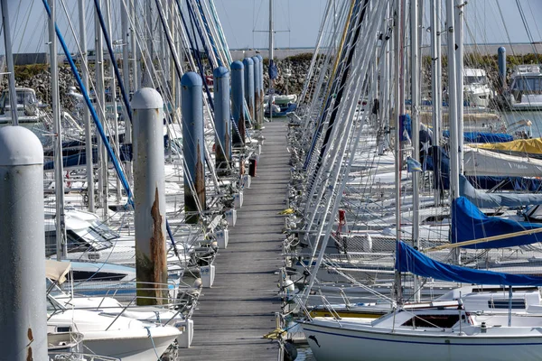 Fransa, ile d'Olron, İskele veya yelkenli tekneler ve yach için liman