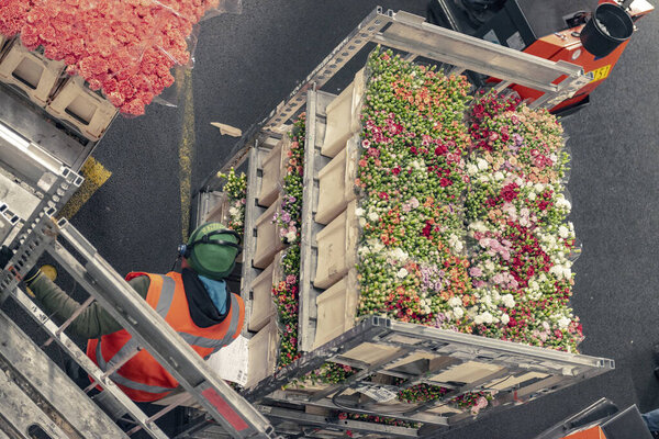 Aalsmeer Flower Auction is the largest flower auction in the wor