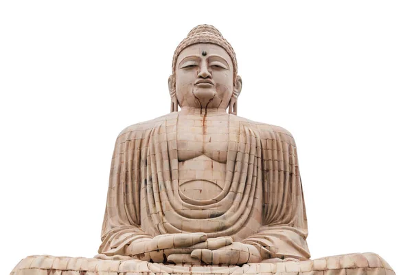 Daibutsu Aislado Gran Estatua Buda Pose Meditación Dhyana Mudra Sentado —  Fotos de Stock
