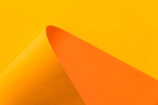 Papeles Amarillos Naranjas Doblado Fondo Forma Abstracta Parece Una Duna — Foto de Stock