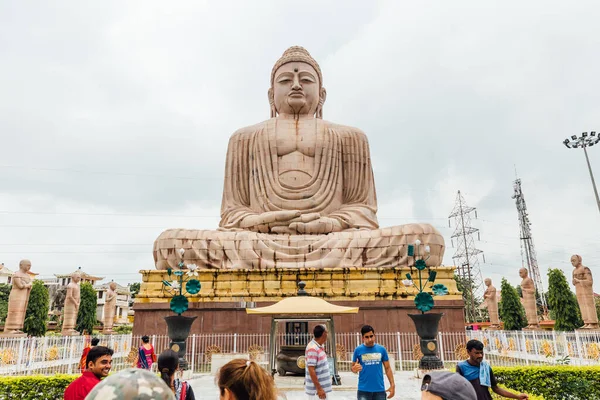 Daibutsu Gran Estatua Buda Pose Meditación Dhyana Mudra Sentada Loto —  Fotos de Stock