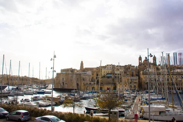 Yachtboote Malta — Stockfoto