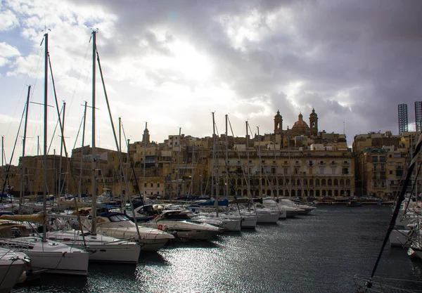Yacht Både Malta - Stock-foto