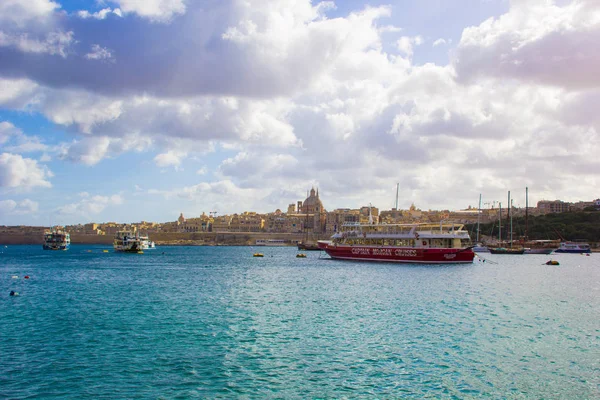 Yacht Båtar Malta — Stockfoto