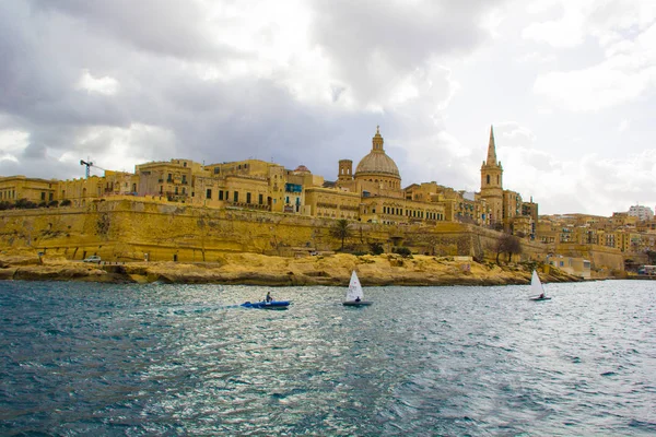 Yachtboote Malta — Stockfoto