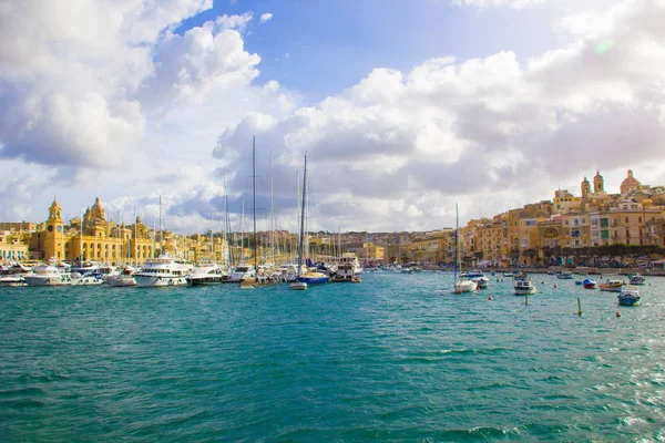 Yacht Båtar Malta — Stockfoto