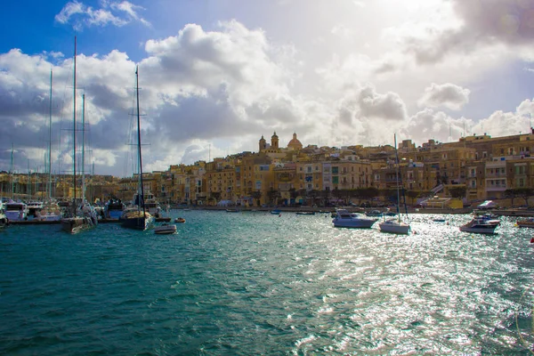 Yachtboote Malta — Stockfoto