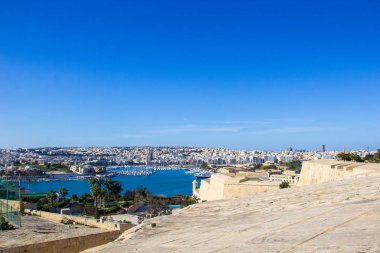 Valletta, Malta, deniz ve doğa manzarası
