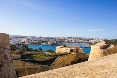 Valletta, Malta, deniz ve doğa manzarası