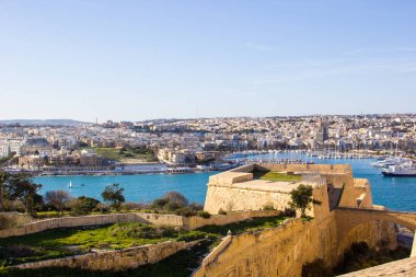 Valletta, Malta, deniz ve doğa manzarası