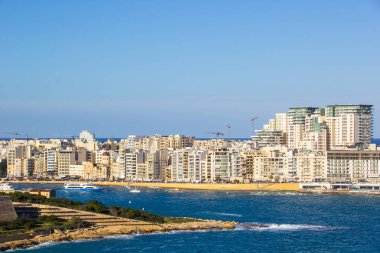 Valletta, Malta, deniz ve doğa manzarası