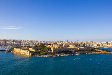 Valletta, Malta, deniz ve doğa manzarası