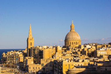 Valletta, Malta, deniz ve doğa manzarası