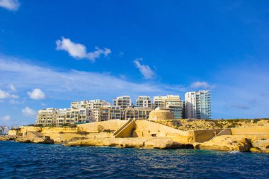 Valletta, Malta, deniz ve doğa manzarası