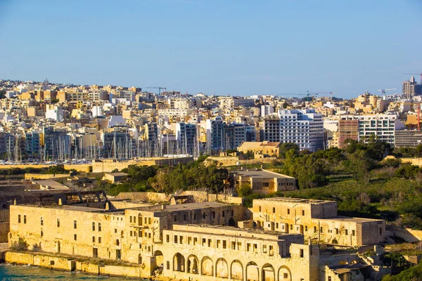 Valletta Malta Deniz Doğa Manzarası — Stok fotoğraf