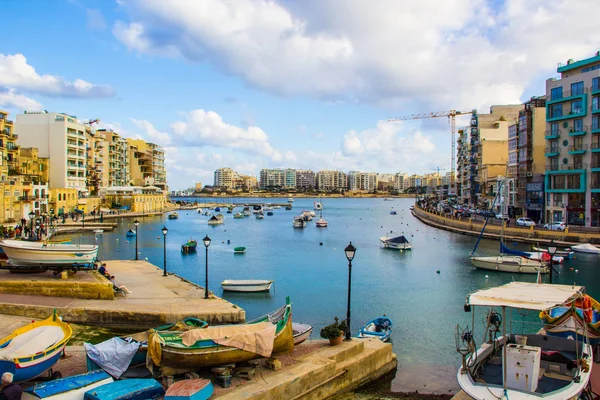 Valletta Malta Deniz Doğa Manzarası — Stok fotoğraf