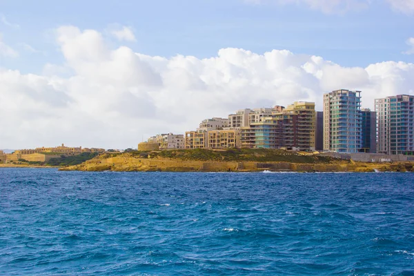 Panorama Valletta Malta Mar Belas Vistas Natureza — Fotografia de Stock