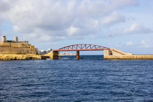 Πανόραμα Της Βαλέτα Μάλτα Την Θάλασσα Και Την Όμορφη Θέα — Φωτογραφία Αρχείου