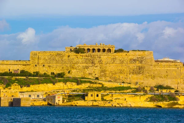 Panorama Valletta Malta Sea Beautiful Nature Views — Stock Photo, Image