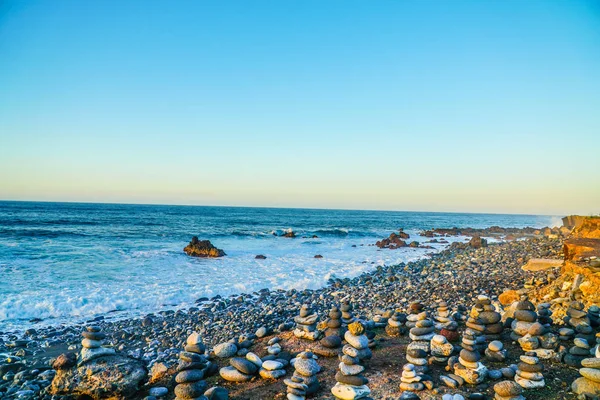 Pedras Praia Puerto Cruz Tenerife Espanha — Fotografia de Stock