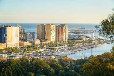 Malaga şehir panoraması