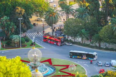 Malaga şehir panoraması