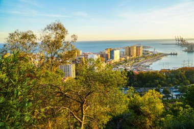 Malaga şehir panoraması