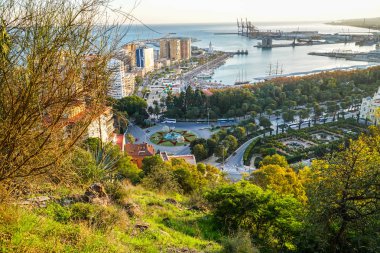 Malaga şehir panoraması