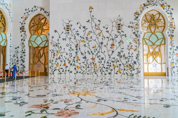 Абу Даби Оаэ Апреля 2019 Года Великая Мечеть Шейха Заида — стоковое фото