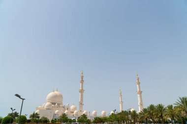 Abu Dabi, Birleşik Arap Emirlikleri, Nisan 2019 - Şeyh Zayed Ulu Camii Görünümü 