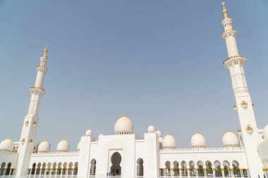 Abu Dabi, Birleşik Arap Emirlikleri, Nisan 2019 - Şeyh Zayed Ulu Camii Görünümü 