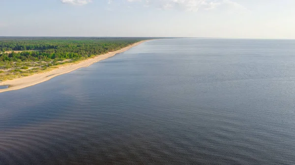 Ingresso Del Fiume Gauja Nel Golfo Riga Vicino Alla Città — Foto Stock