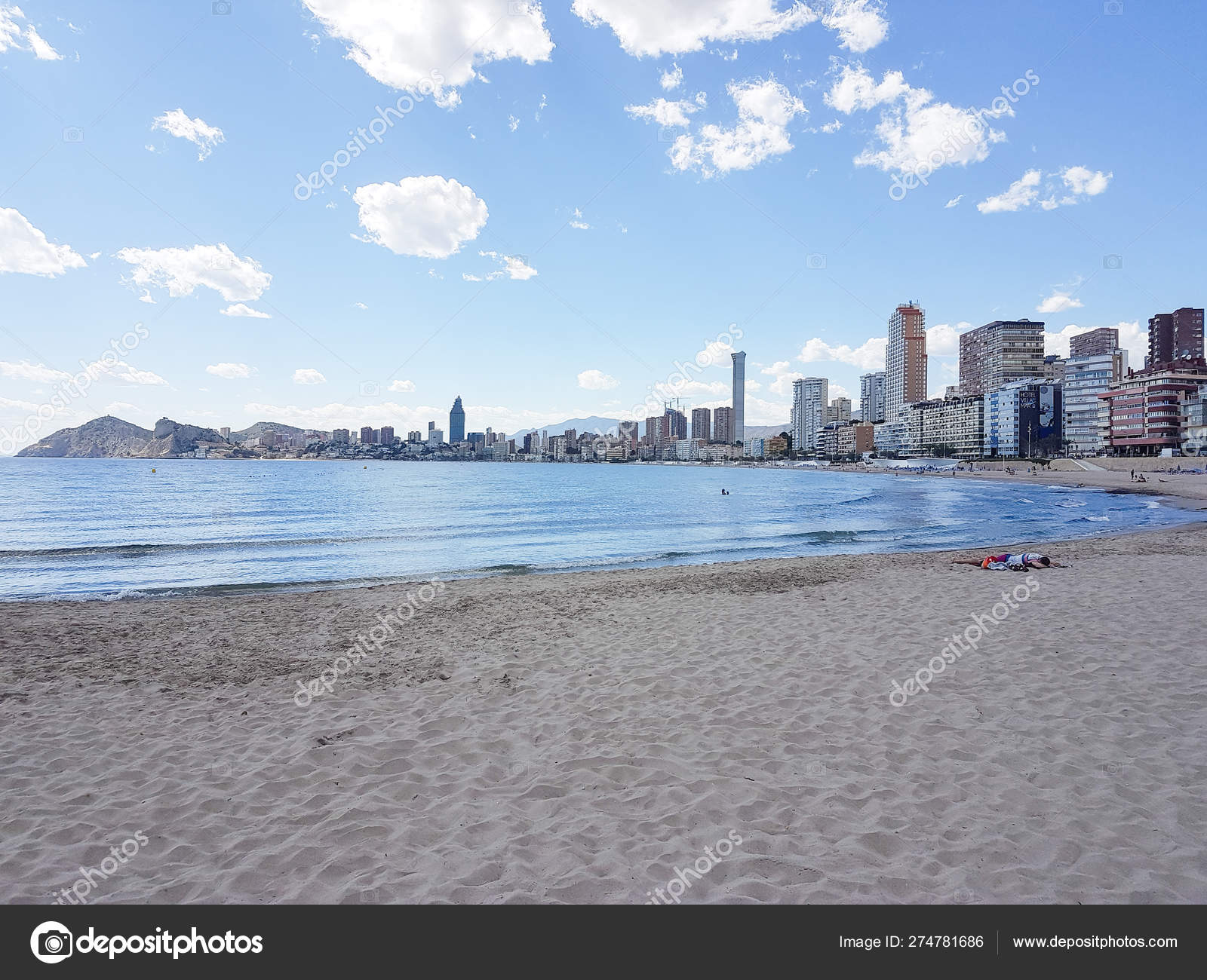 Beautiful Beach Benidorm Alicante Spain Beach Locally Known Playa