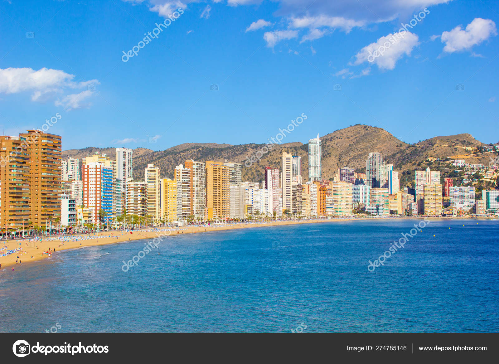 Beautiful Beach Benidorm Alicante Spain Beach Locally Known Playa