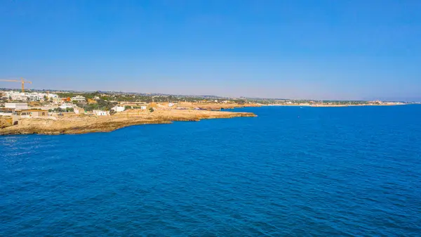 Vista Aérea Ciudad Polignano Mare — Foto de Stock