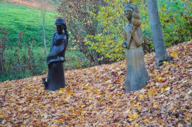 Sonbahar manzara güzel renkli güneş ışığında parlayan. harika pitoresk arka plan. doğada renk. muhteşem görünümü.