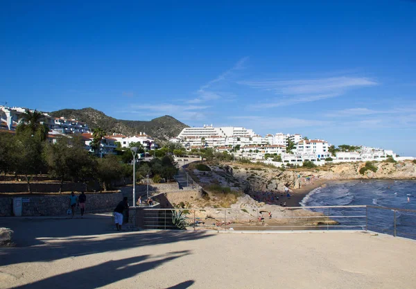 Las Playas Sitges Vacaciones Verano — Foto de Stock