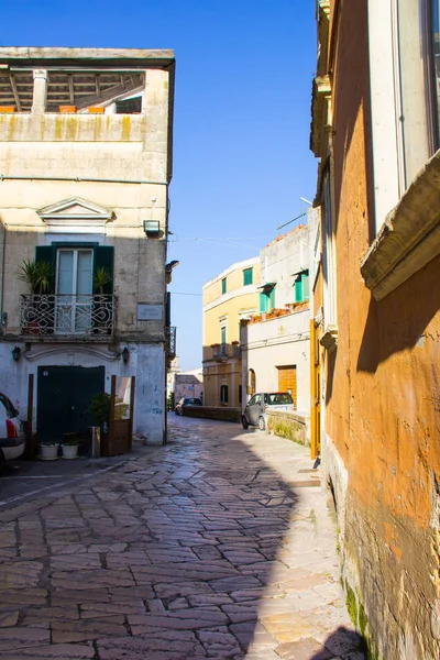 Matera Itálie Panoramatický Výhled Město Matera Itálii Historickými Budovami Památník — Stock fotografie