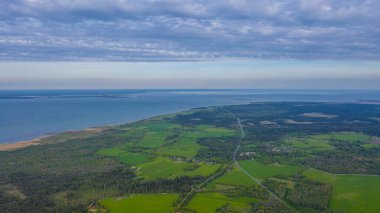 Güneşli ada Muhu, Saare in the Baltic Sea, County, Estonya (Seriler)