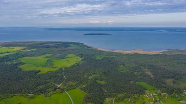 Güneşli ada Muhu, Saare in the Baltic Sea, County, Estonya (Seriler)