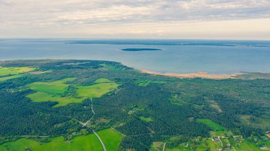 Güneşli ada Muhu, Saare in the Baltic Sea, County, Estonya (Seriler)