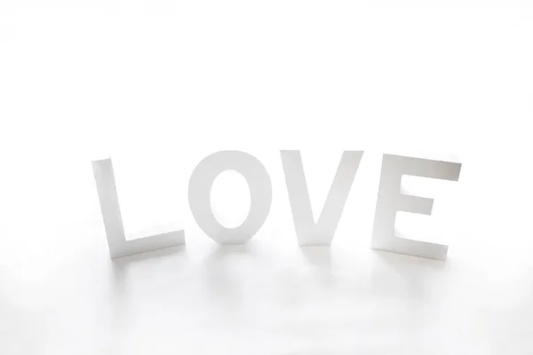 Letters White Background Valentine Day Valentine Holy Day Valentine Day — Stock Photo, Image
