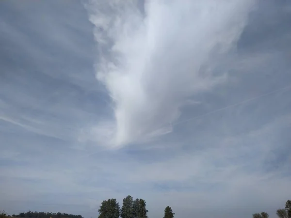Cielo Con Nubes Azul Del Cielo — Stockfoto