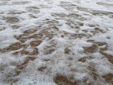 Huelva Isla Cristina İspanya Yakın çekim köpük deniz Atlantik okyanusu eyaleti